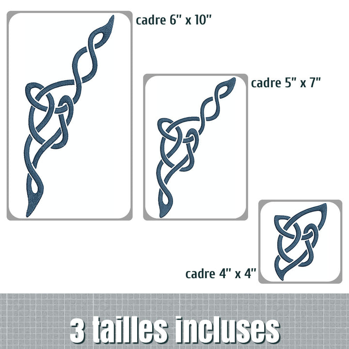 fichier de broderie : encolure noeud celtique B, by juliechantal