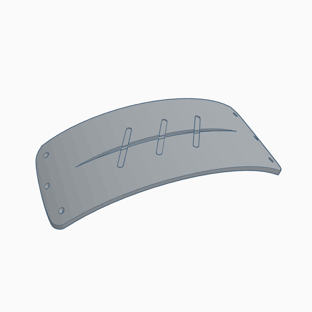 fichier 3D de la plaque de Hidan