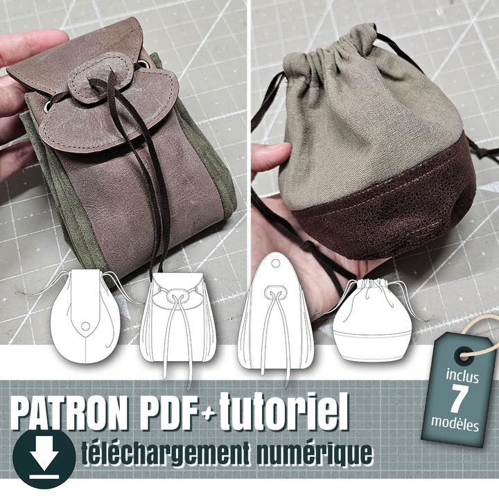 Bundle de patron de bourses et pochettes, by juliechantal