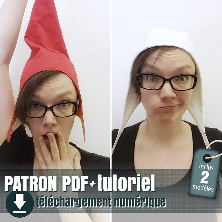patron de bonnet médiéval, by juliechantal
