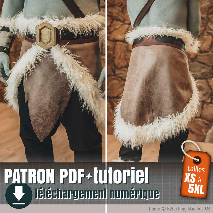 Patron de jupe de barbare, by juliechantal