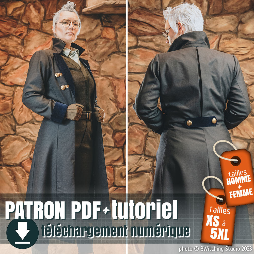 Patron de manteau de flingueur, by juliechantal