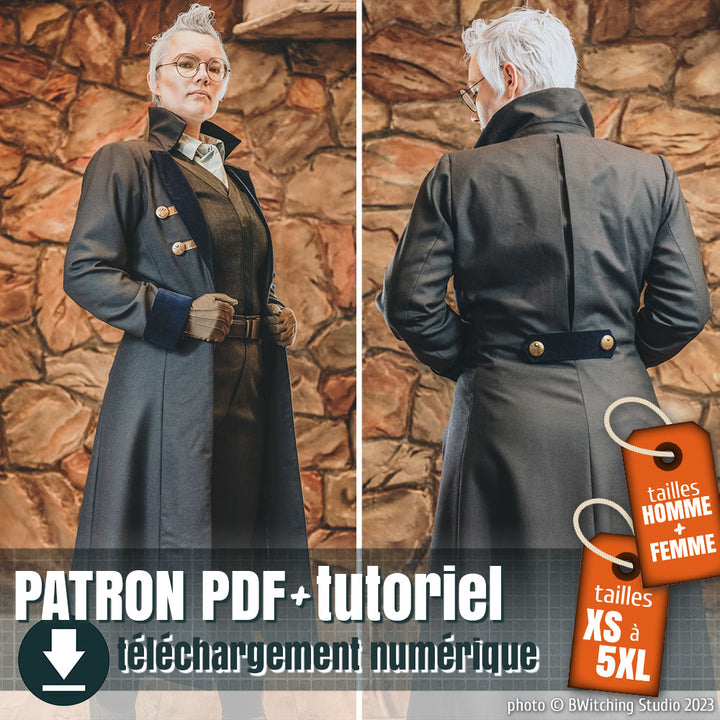 Patron de manteau de flingueur, by juliechantal