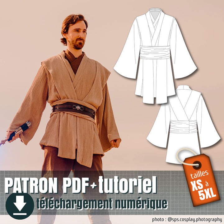 patron de tunique de Jedi, by juliechantal