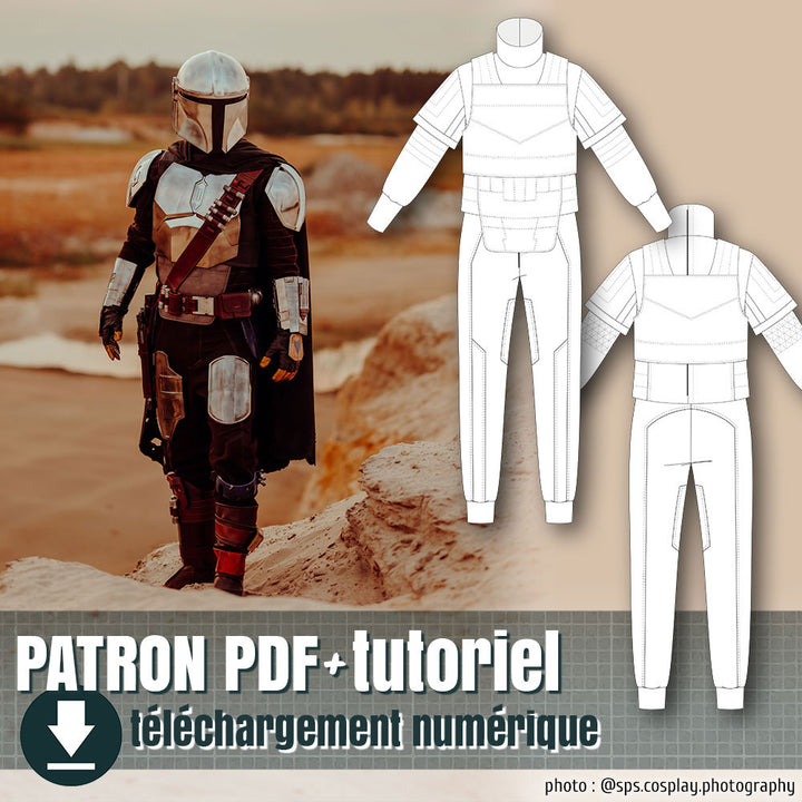 patron de combinaison de Mandalorien, by juliechantal