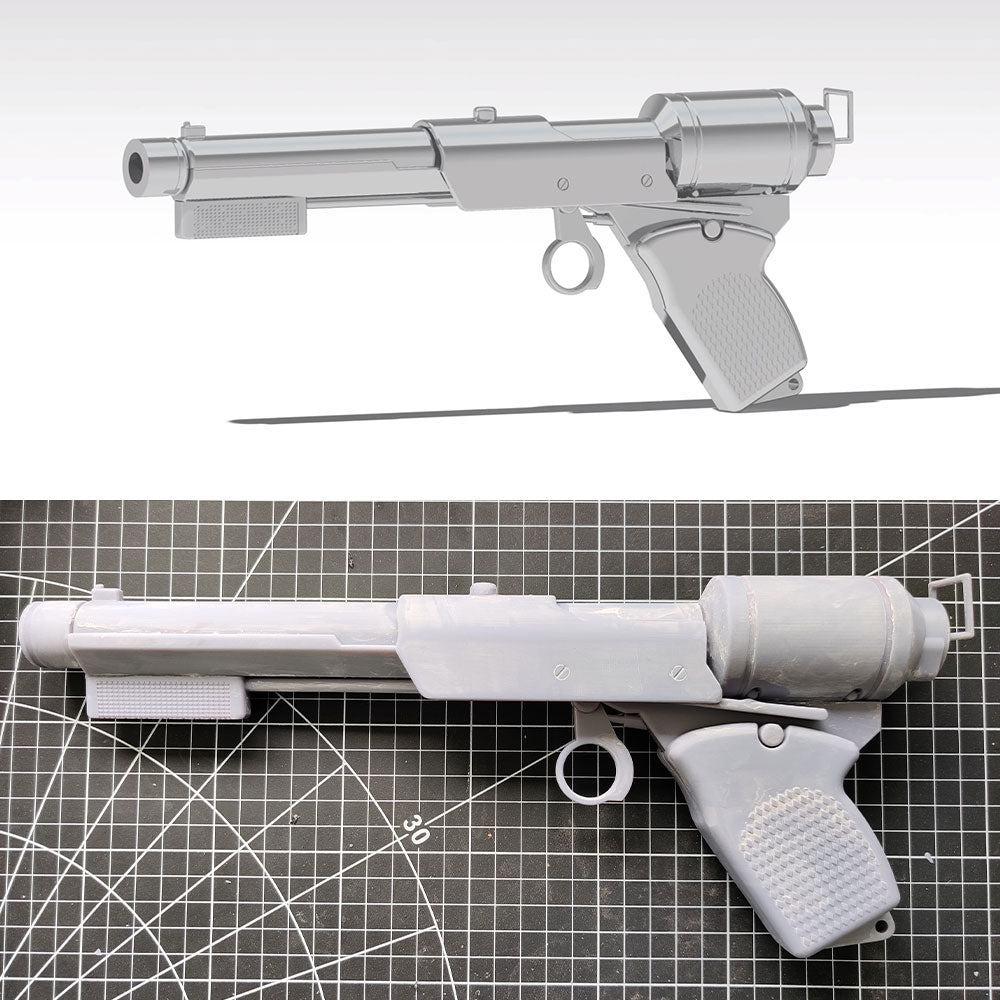 Fichier 3D du pistolet à dart de Lucy