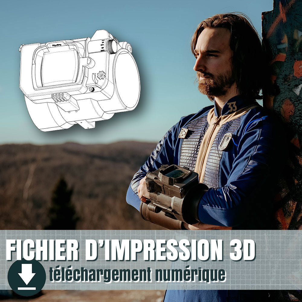night vision goggles fallout 4 3D printing file. Fallout Pip-boy 3000 – juliechantal