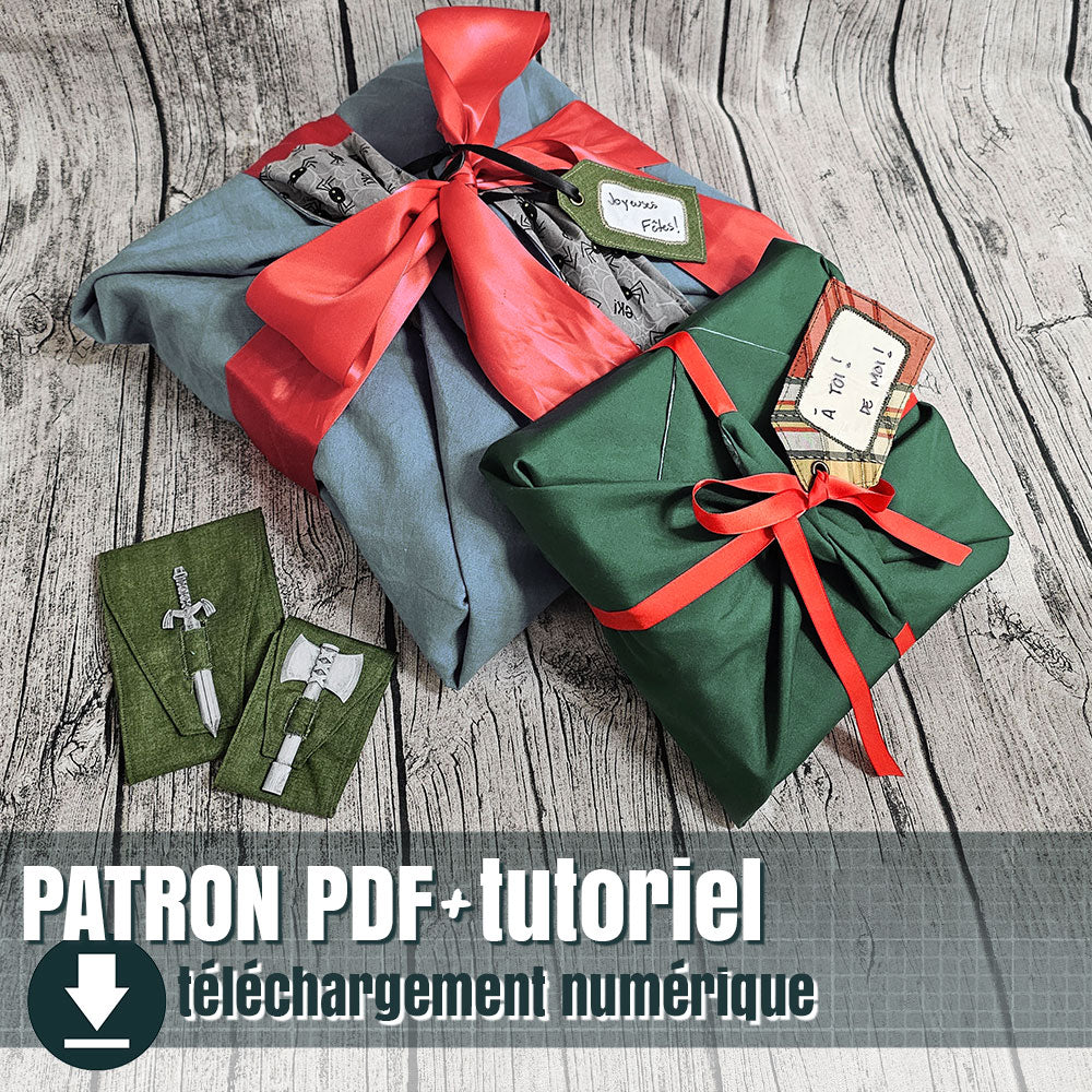 BUNDLE patron d'emballage réutilisable, by juliechantal