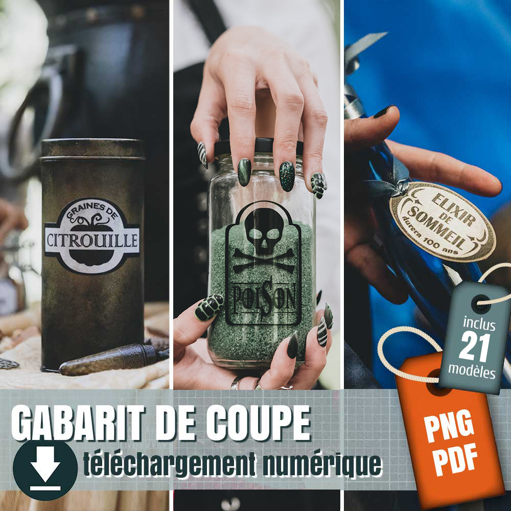 étiquettes téléchargeables de potions et d'ingrédients, by juliechantal