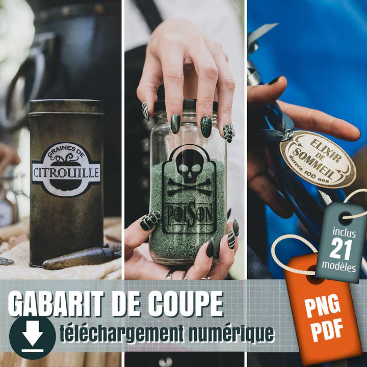 étiquettes téléchargeables de potions et d'ingrédients, by juliechantal