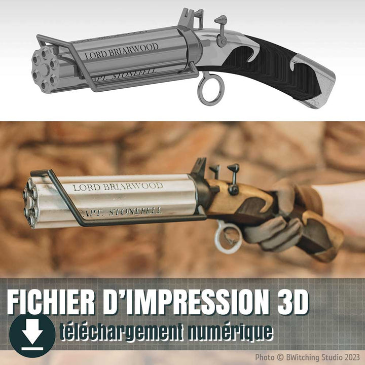 Fichier 3D du Pepperbox de Percy, by goose props