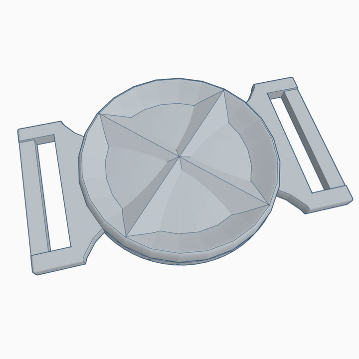 fichier 3D de 4 boucles de ceinture de X-Men, by juliechantal