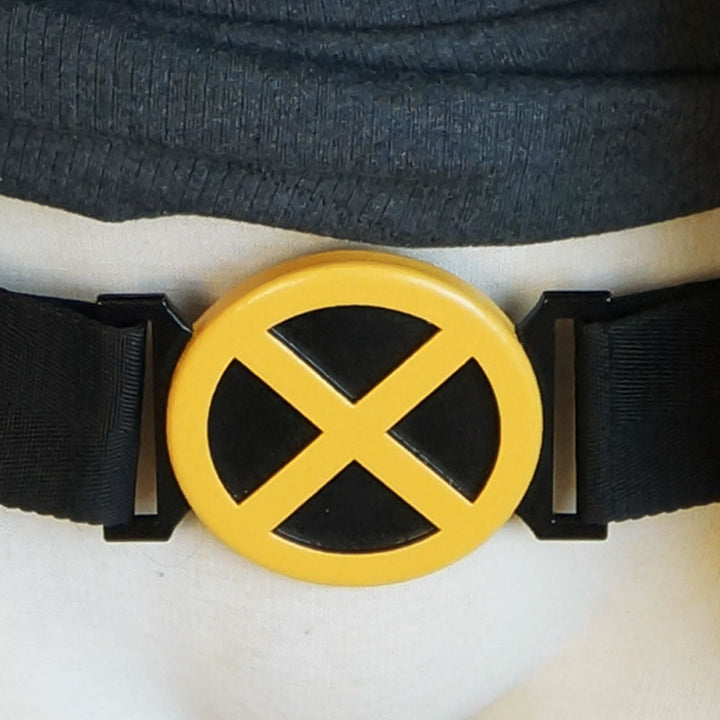 fichier 3D de 4 boucles de ceinture de X-Men, by juliechantal