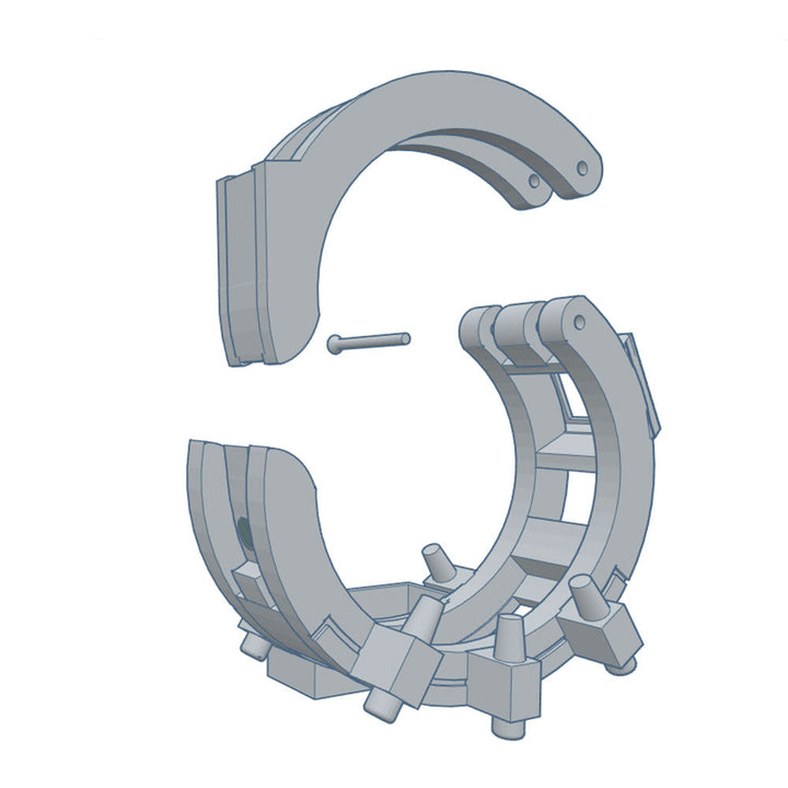 fichier 3D du bracelet de Resident Evil Revelations 2, by juliechantal