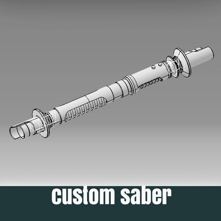 BUNDLE de fichiers 3D - construis ton propre sabre laser, by goose props