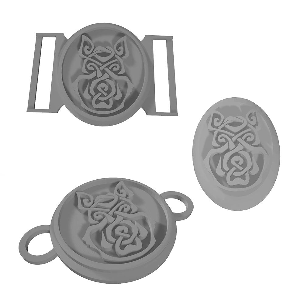 ensemble SANGLIER viking (STL + cut files), by juliechantal