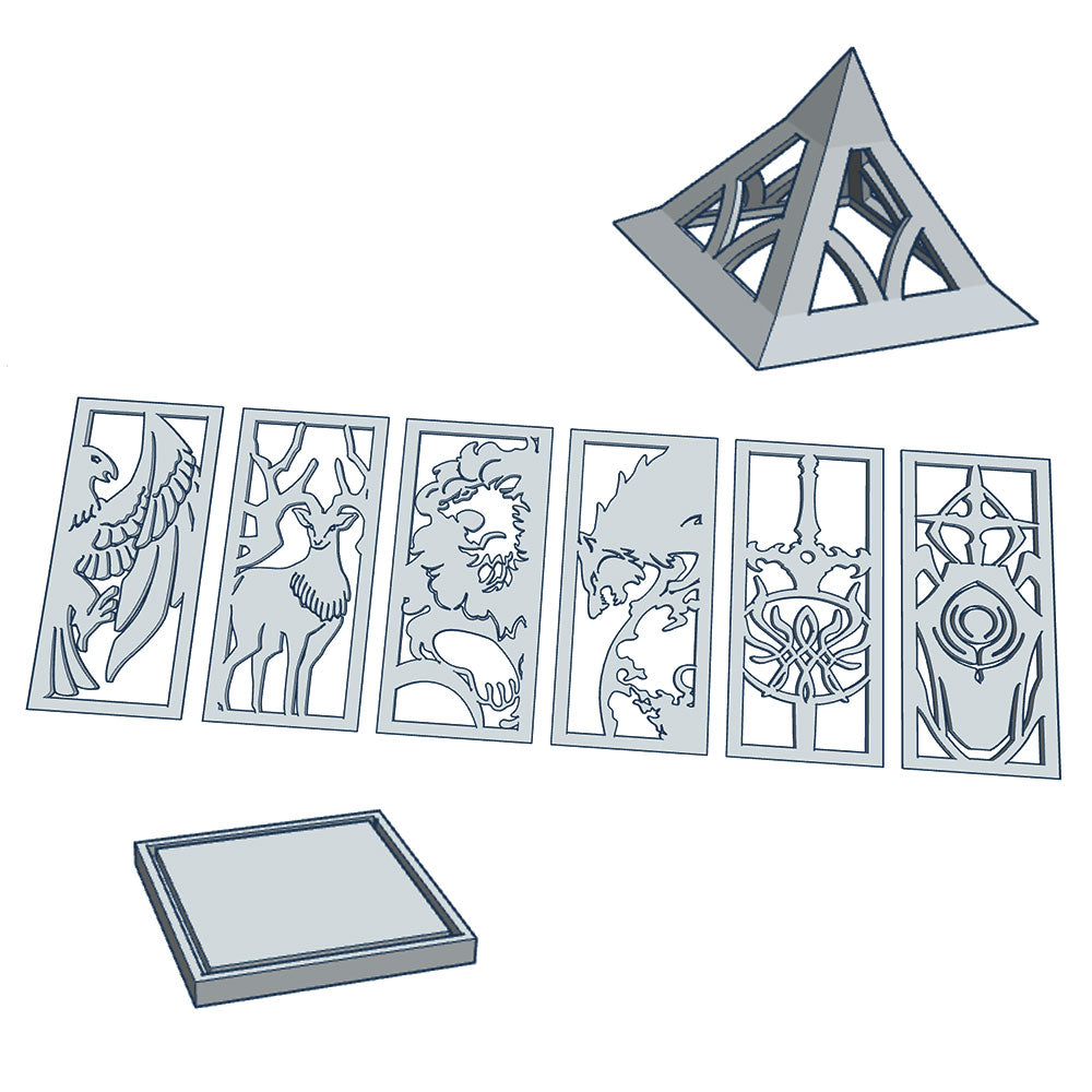 fichier 3D de lanterne Fire Emblem, by juliechantal