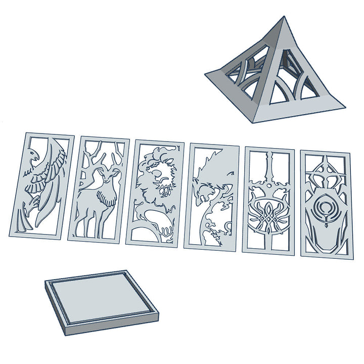 fichier 3D de lanterne Fire Emblem, by juliechantal