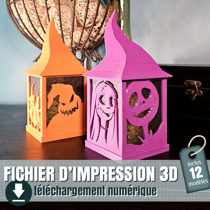 fichier 3D de lanterne Cauchemar, by juliechantal