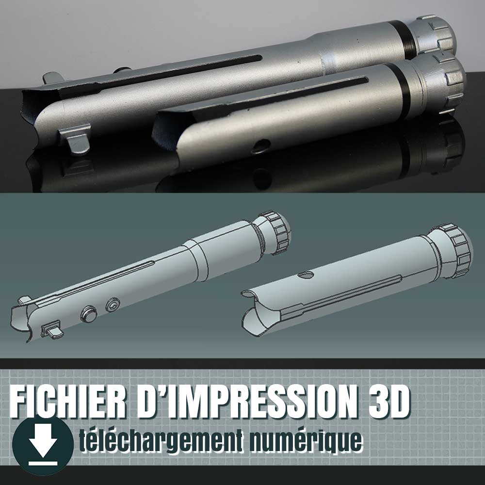 fichier 3D du sabre laser d'Ahsoka, by goose props