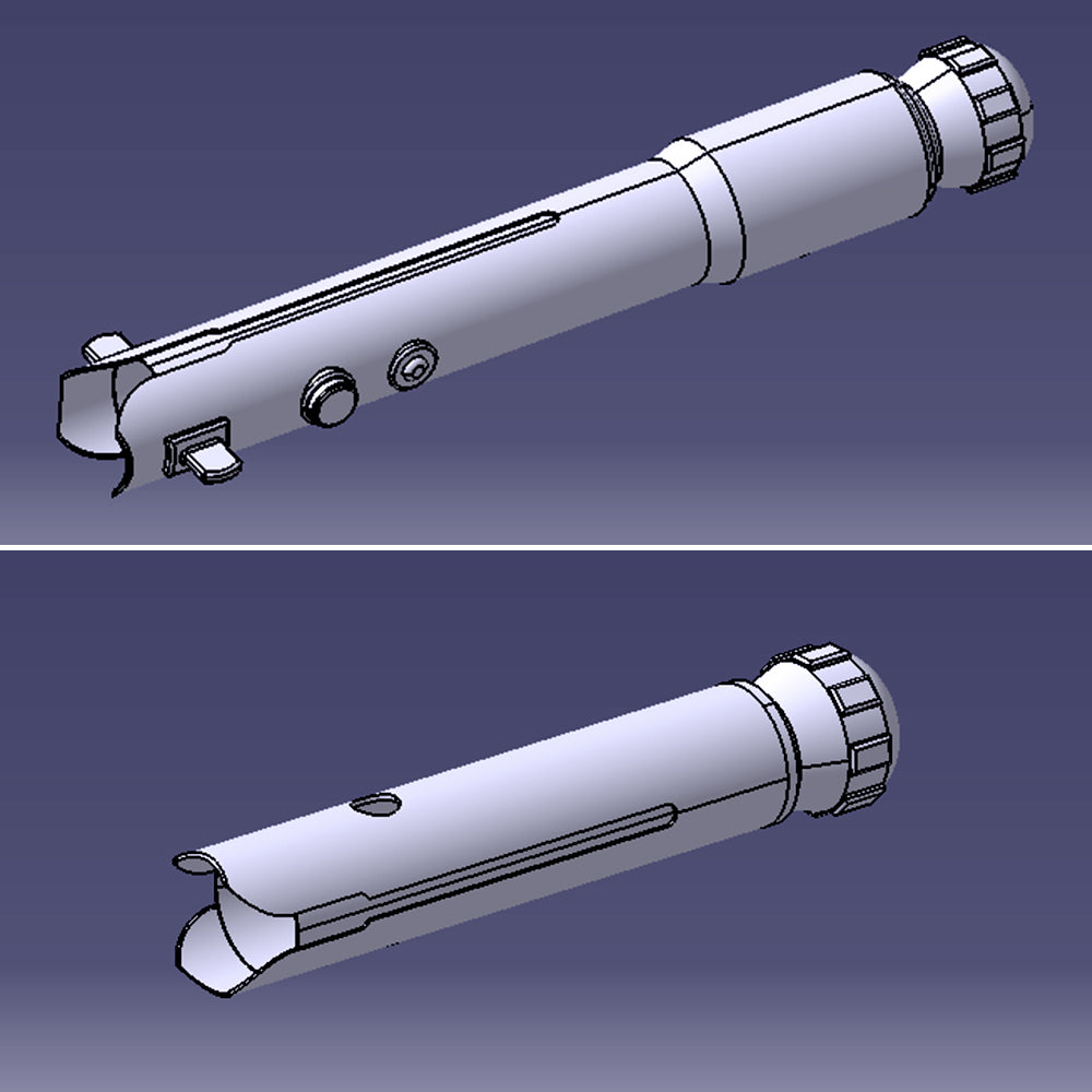 fichier 3D du sabre laser d'Ahsoka, by goose props