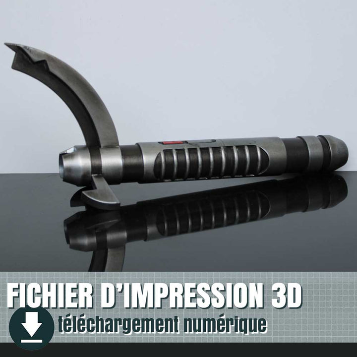 fichier 3D du sabre laser de Maul, by goose props