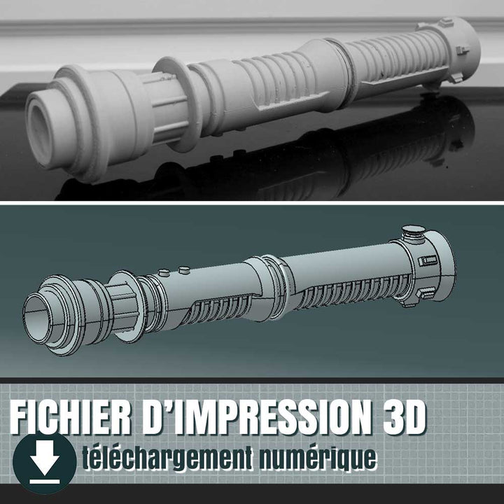 fichier 3D du sabre laser de Kyle Katarn, by goose props