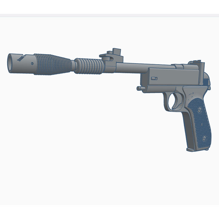 fichier 3D du blaster de princesse Leia, by juliechantal