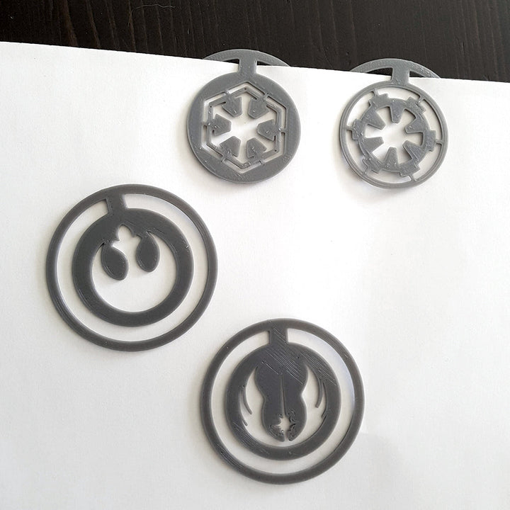 fichier 3D de 4 trombones Star Wars, by juliechantal