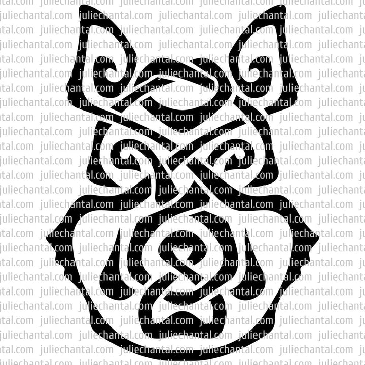 gabarit de coupe animaux viking, by juliechantal