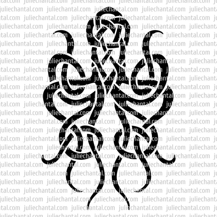 gabarit de coupe animaux viking, by juliechantal