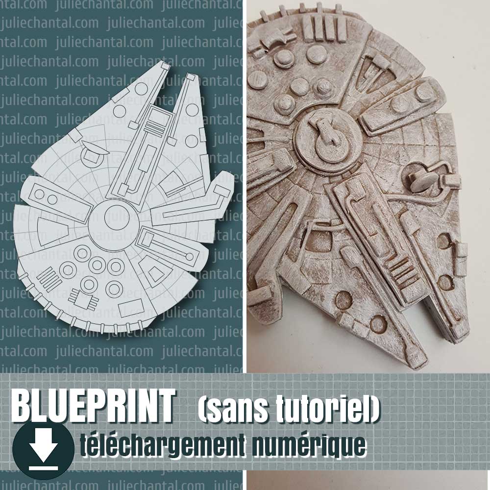 blueprint Millennium Falcon