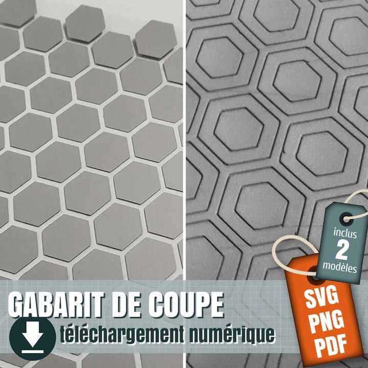 gabarit de motif Hex juliechantal
