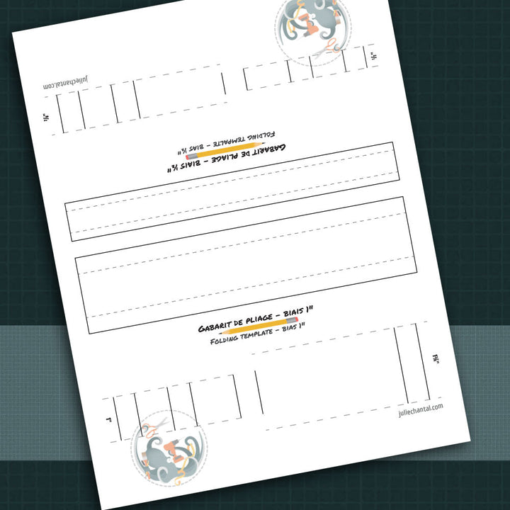 guide de pliage pour biais, by juliechantal