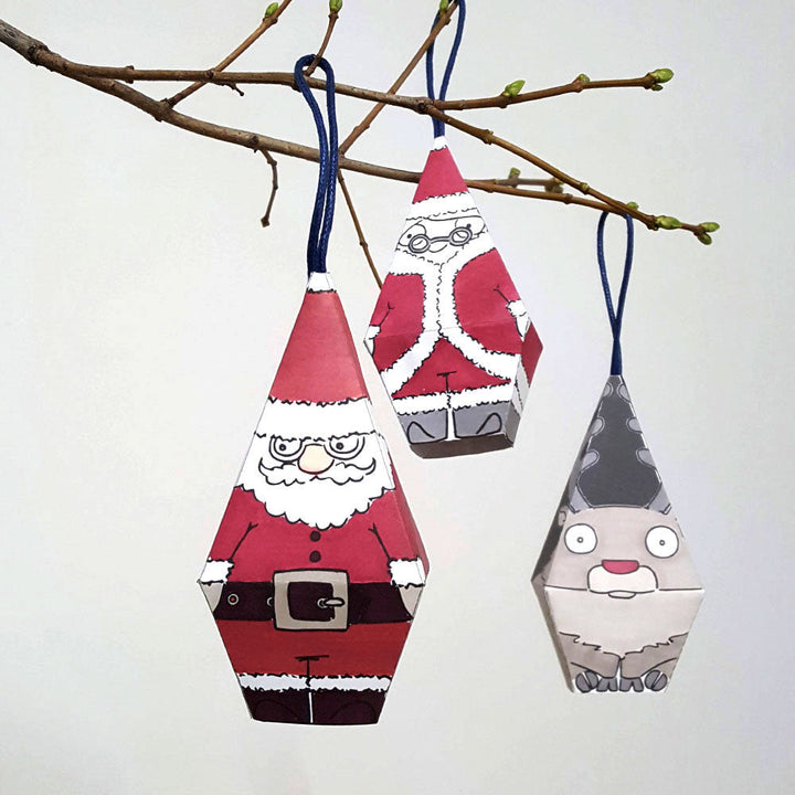 Ornement de Noël à colorier, by juliechantal