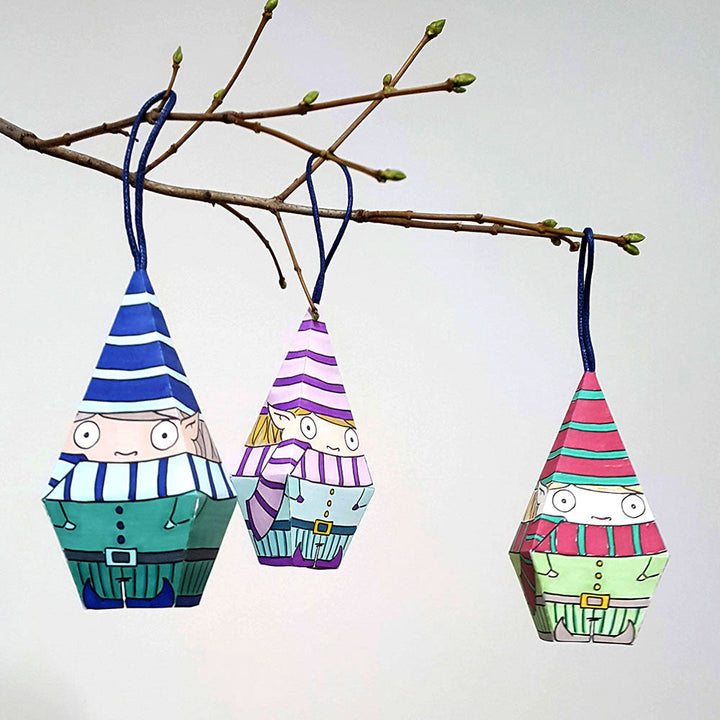 Ornement de Noël à colorier, by juliechantal