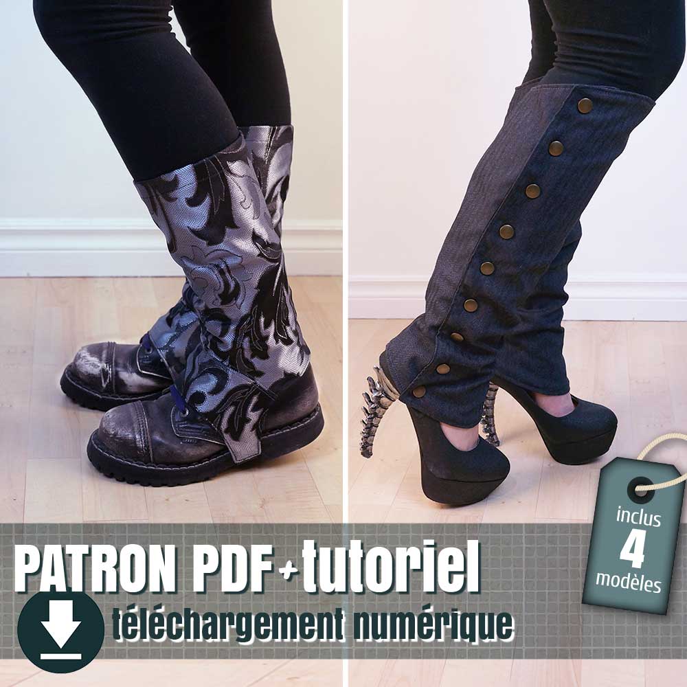 patron de guêtres, by juliechantal