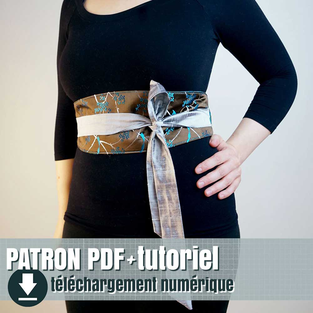 patron de ceinture obi, by juliechantal
