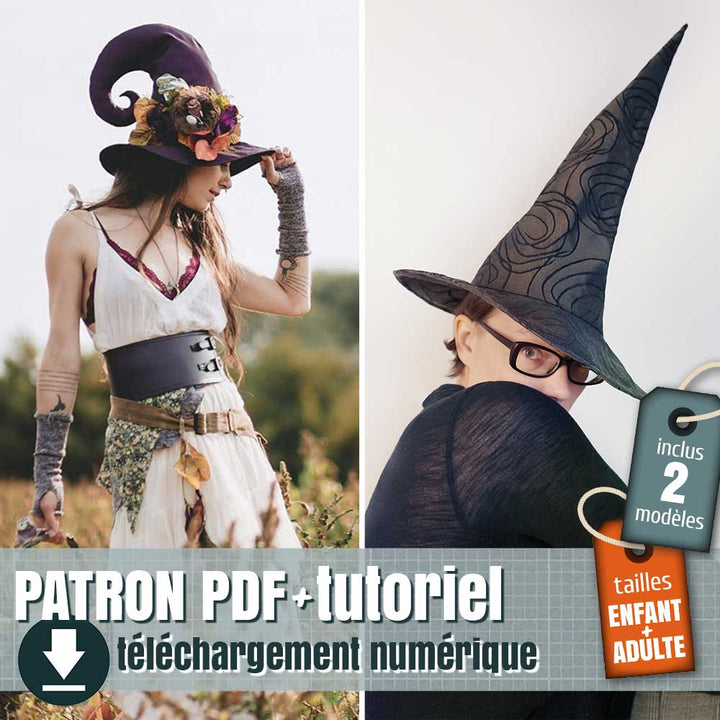 patron de chapeau de sorcière, by juliechantal