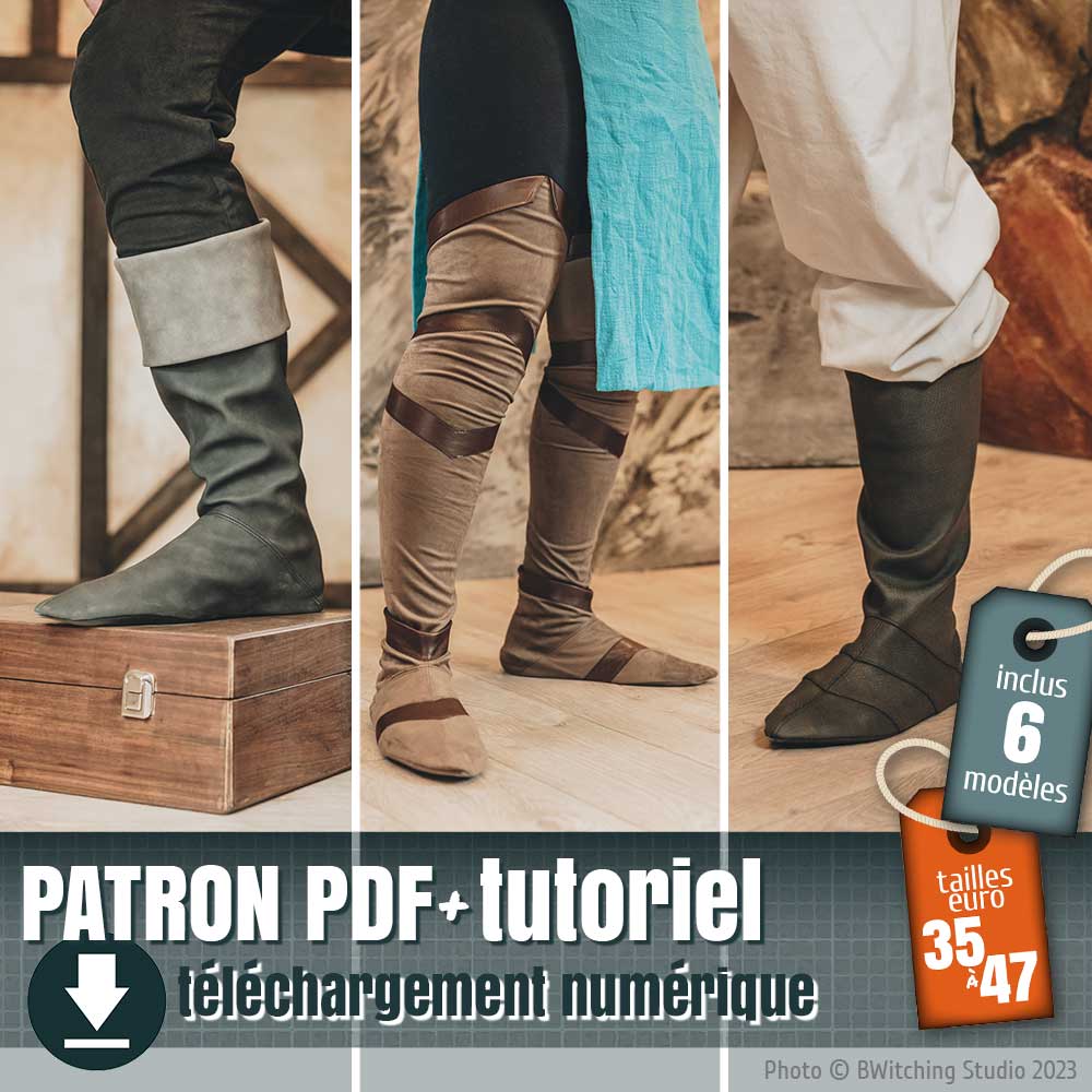BUNDLE de patrons de bottes, by juliechantal