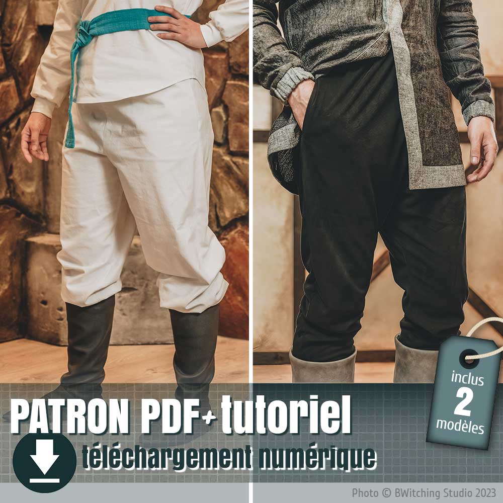 BUNDLE de patrons de pantalons simples, by juliechantal