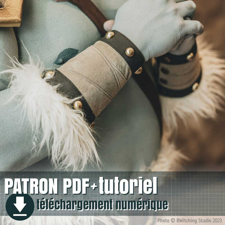 Patron de bracers de barbare, by juliechantal