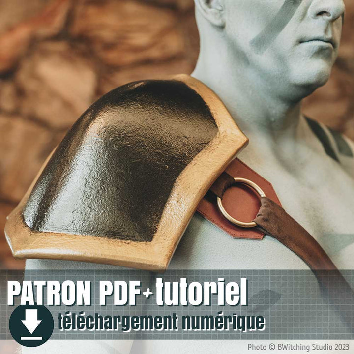 Patron d'épaulière de barbare, by juliechantal