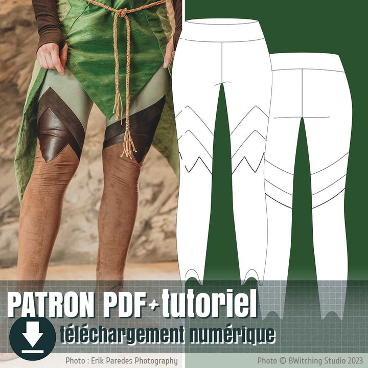 Patron du legging de druide, by juliechantal