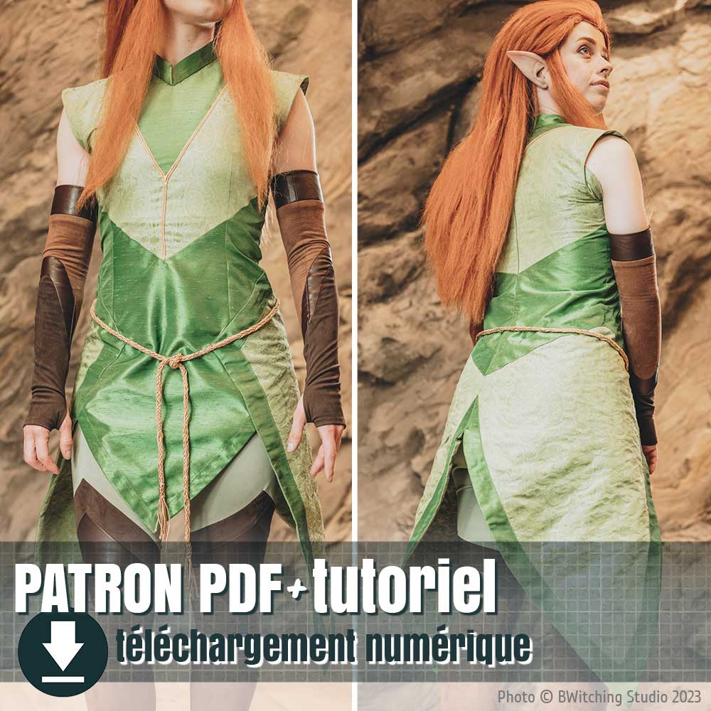 Patron de tunique de druide, by juliechantal