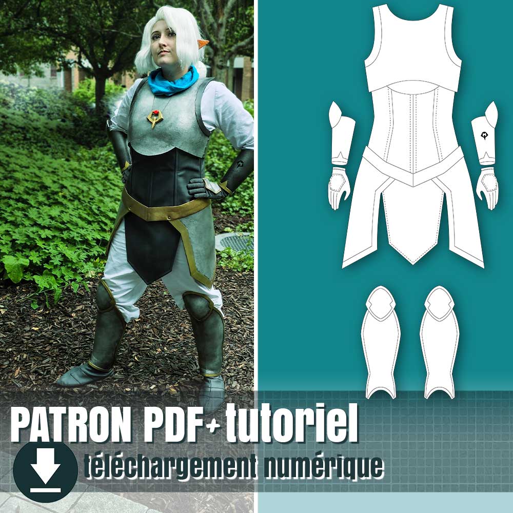 Patron d'armure de clerc, by juliechantal