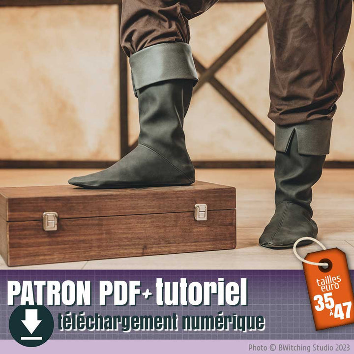 Patron des bottes de barde, by juliechantal