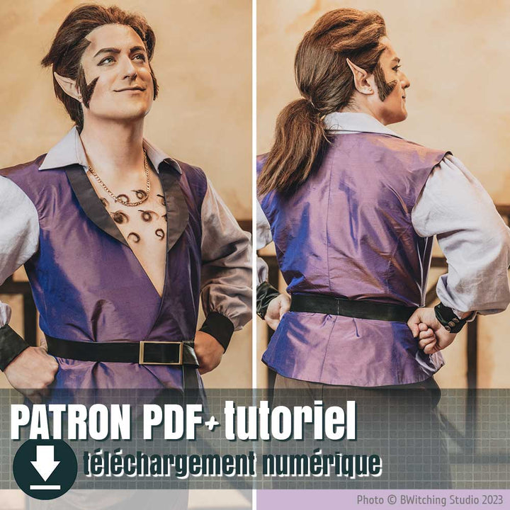 Patron de gilet de barde, by juliechantal