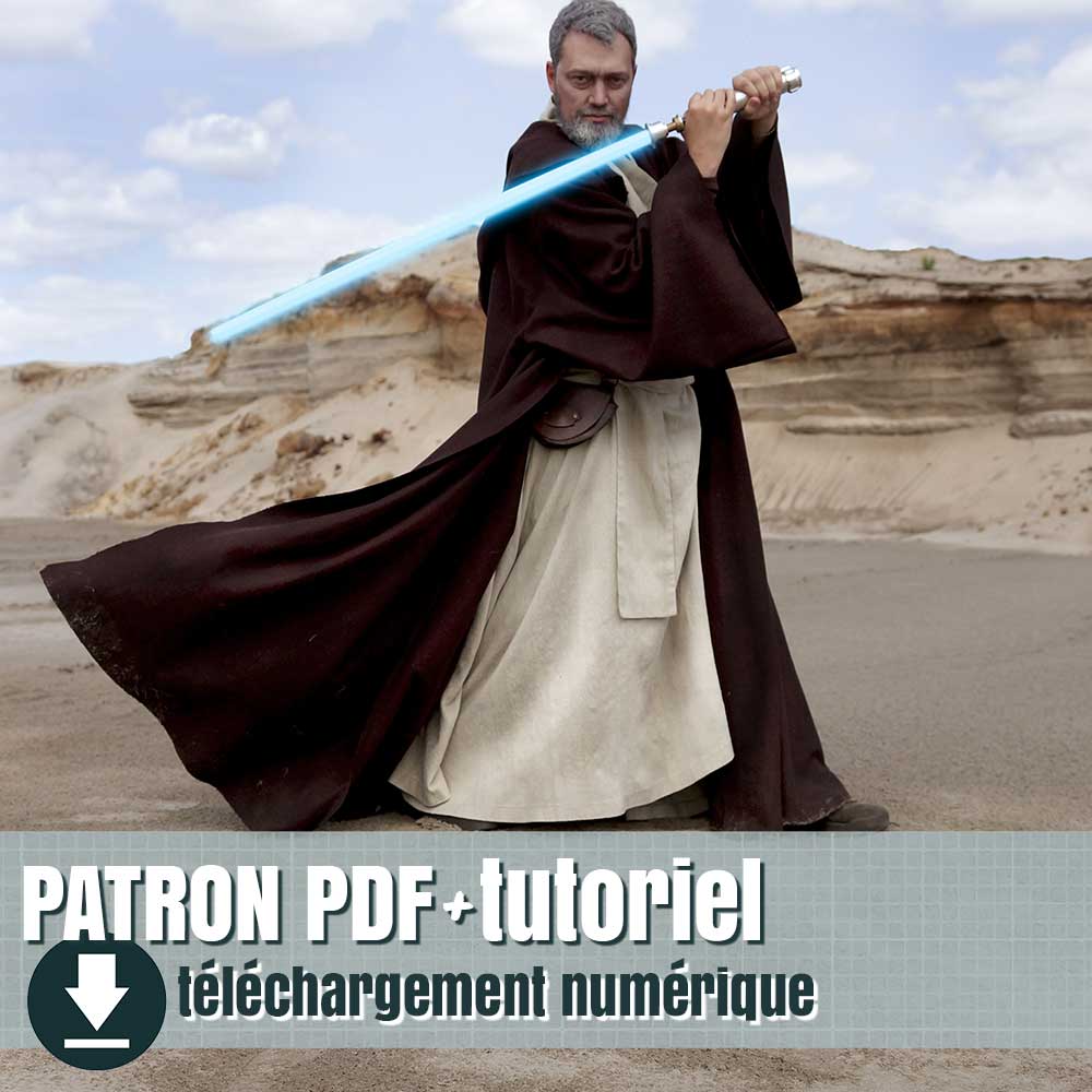 patron costume du vieux Ben Kenobi, by juliechantal