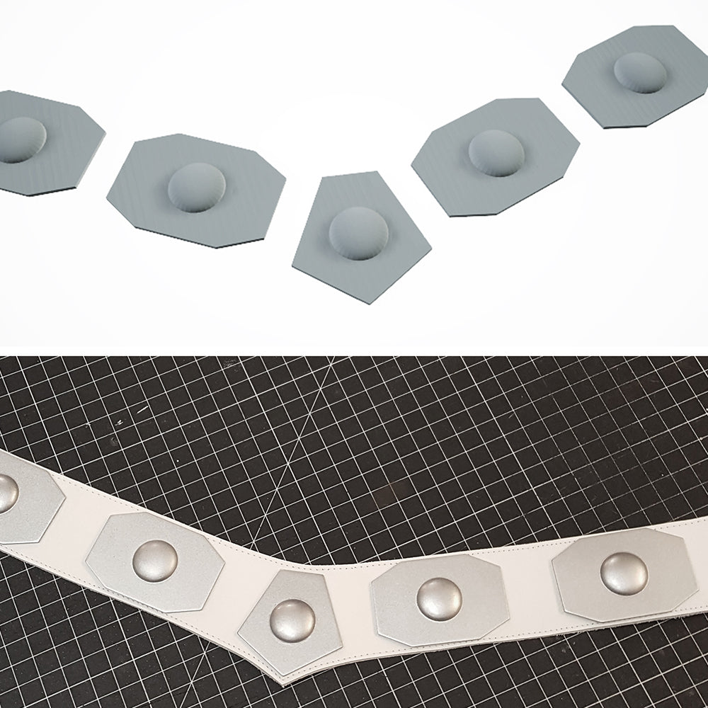 fichier 3D des plaques de la ceinture de Leia + patron de ceinture en bonus, by juliechantal
